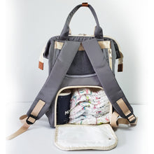 Load image into Gallery viewer, LITTLE BRU DIAPER BAG BLACK GREEN