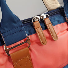 Load image into Gallery viewer, LITTLE BRU DIAPER BAG BLUE CORAL