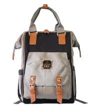 Load image into Gallery viewer, LITTLE BRU DIAPER BAG BLACK GREEN