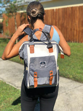 Load image into Gallery viewer, LITTLE BRU DIAPER BAG BEIGE GREY